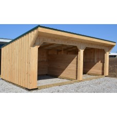 2 Bay Horse Run-in Single pitch Roof 